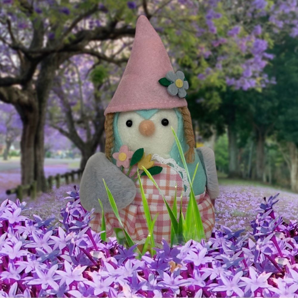 SPRITZ EASTER BIRD WITH FLOWER BOUQUET